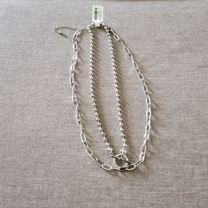 Torrid Bead and Link Toggle Link Necklace